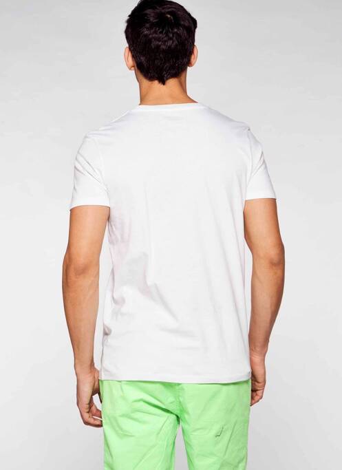 T-shirt blanc TOM TAILOR pour homme