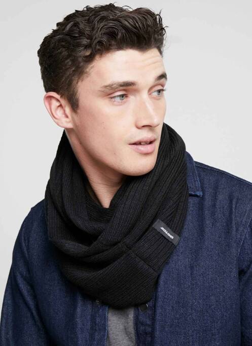 Echarpe noir JACK & JONES pour homme
