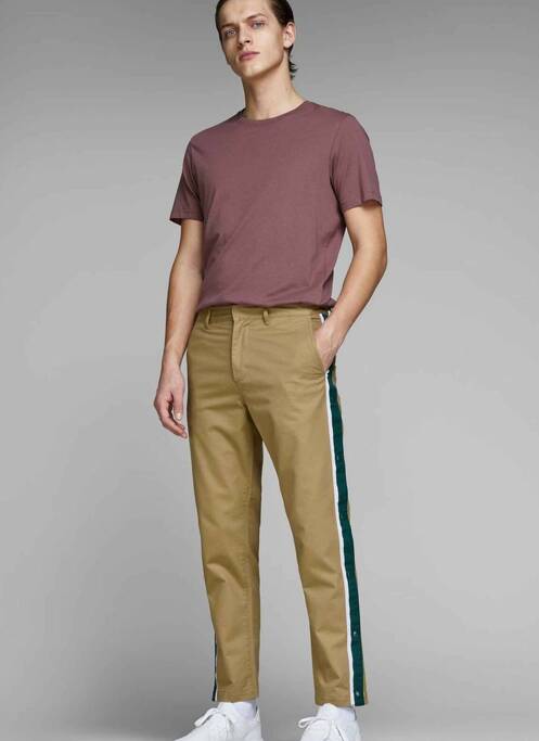 Pantalon chino rouge JACK & JONES pour homme