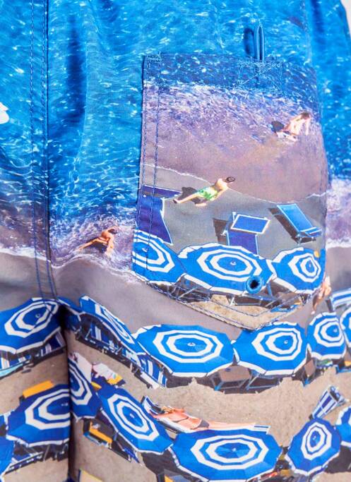 Short de bain bleu JACK & JONES pour homme