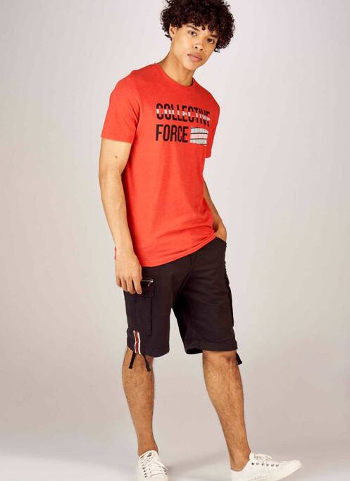 Bermuda noir JACK & JONES pour homme