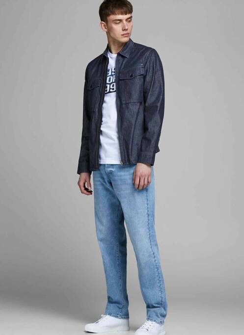 Veste en jean bleu JACK & JONES pour homme