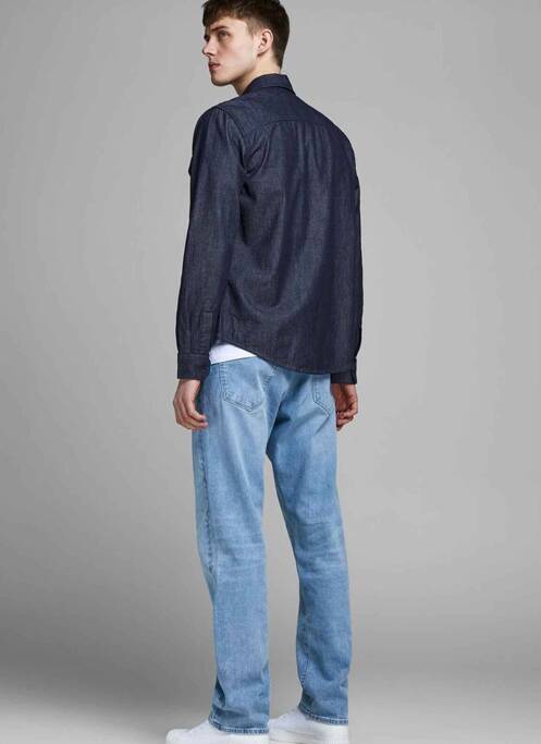 Veste en jean bleu JACK & JONES pour homme