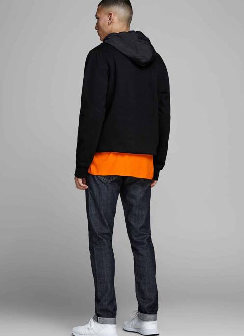 Sweat-shirt noir JACK & JONES pour homme
