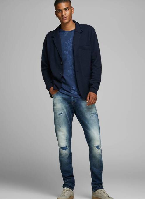 Blazer bleu JACK & JONES pour homme