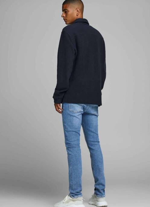 Chemise manches longues bleu JACK & JONES pour homme