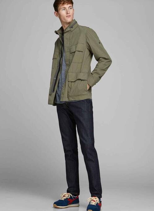 Veste casual vert JACK & JONES pour homme