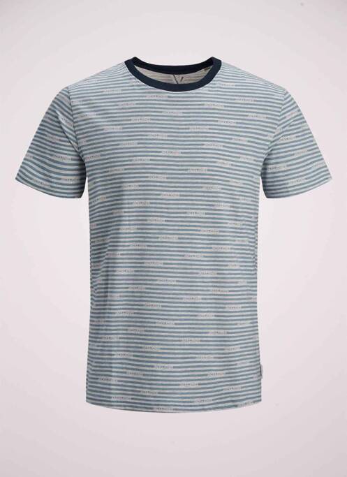 T-shirt bleu JACK & JONES pour garçon