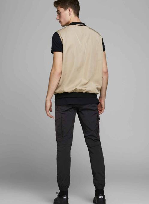 Pantalon cargo noir JACK & JONES pour homme