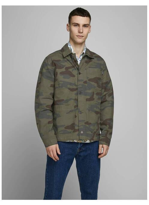 Veste casual vert JACK & JONES pour homme