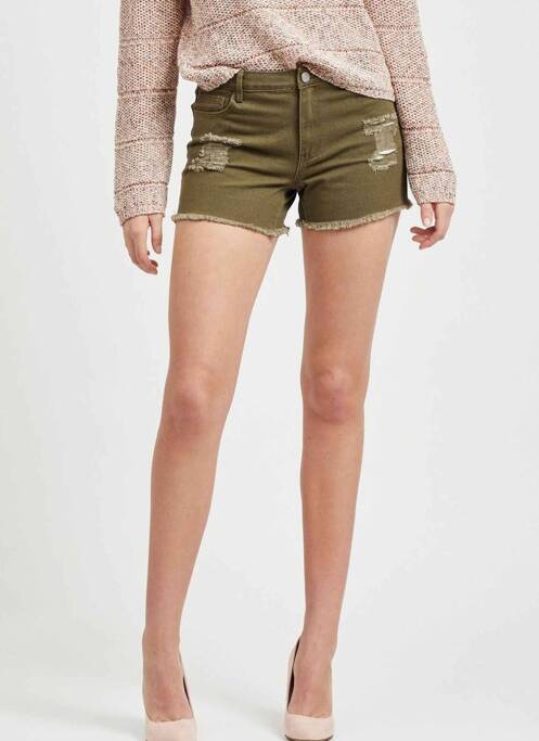 Short vert VILA pour femme