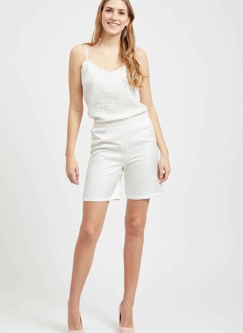 Short blanc VILA pour femme