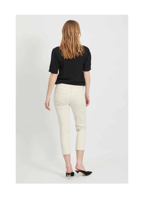 Pantalon 7/8 beige VILA pour femme