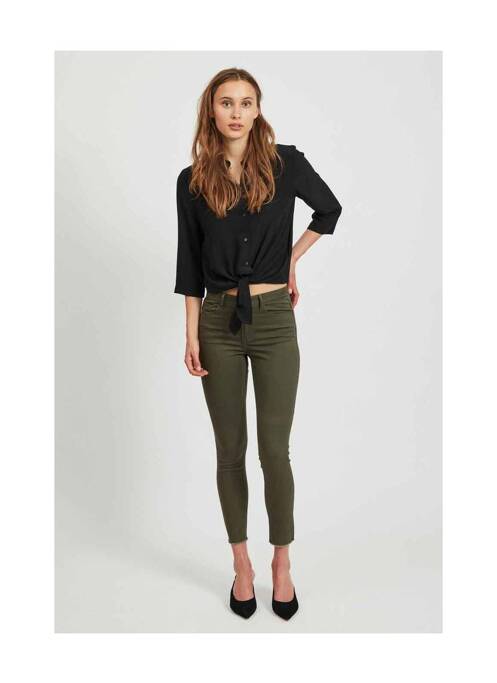 Jeans skinny vert VILA pour femme