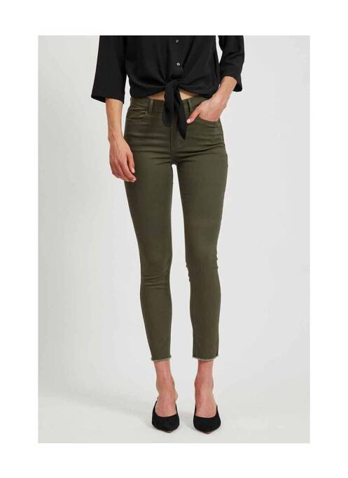 Jeans skinny vert VILA pour femme