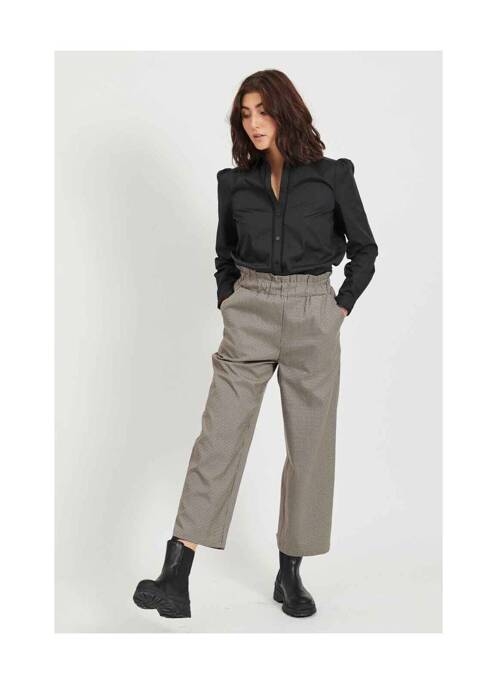 Pantalon chino noir VILA pour femme
