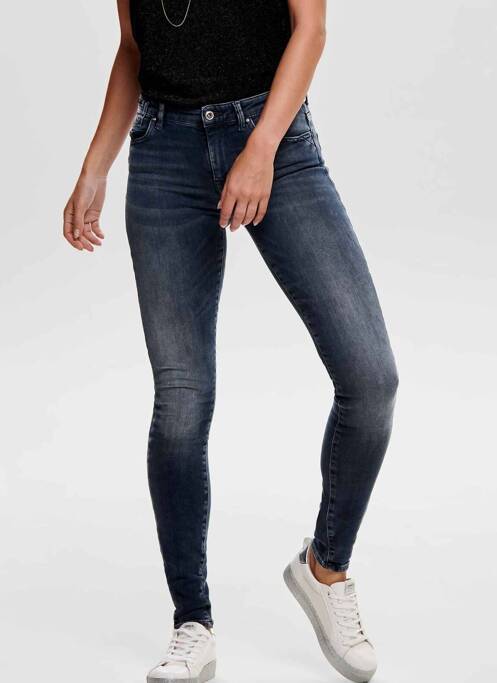 Jeans coupe slim bleu ONLY pour femme