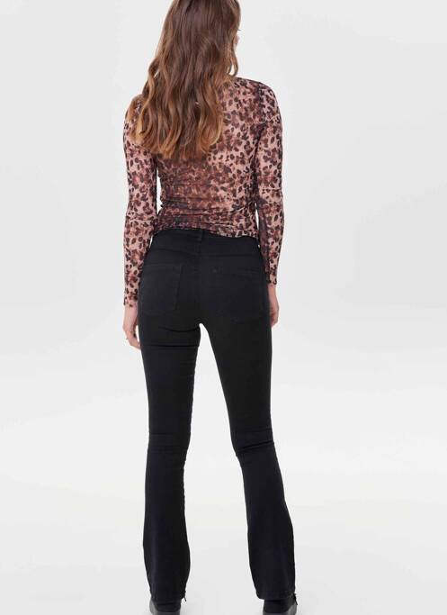 Jean coupe flare noir ONLY pour femme