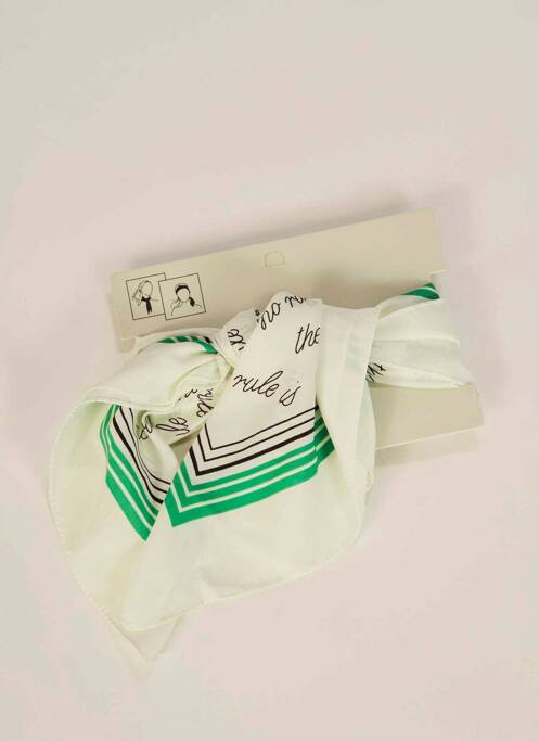 Foulard vert ONLY pour femme
