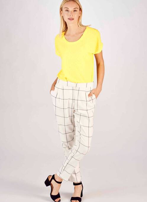 Pantalon chino blanc ONLY femme