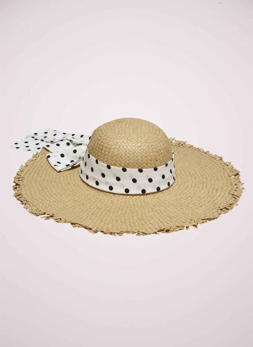 Chapeau blanc ONLY pour femme