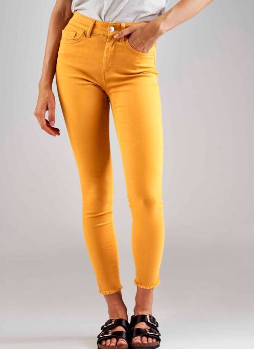 Jeans skinny jaune ONLY pour femme
