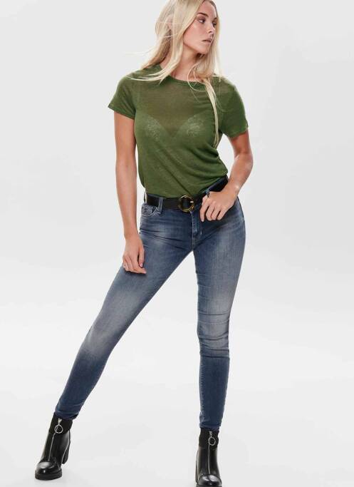 Jeans skinny bleu ONLY pour femme