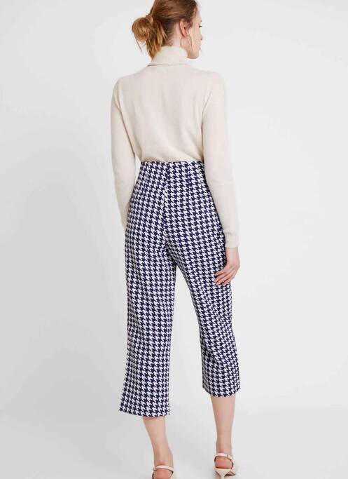 Pantacourt bleu JACQUELINE DE YONG pour femme