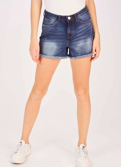 Short bleu ONLY pour femme