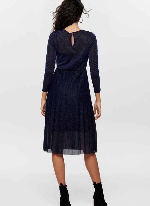 Robe mi-longue bleu ONLY pour femme