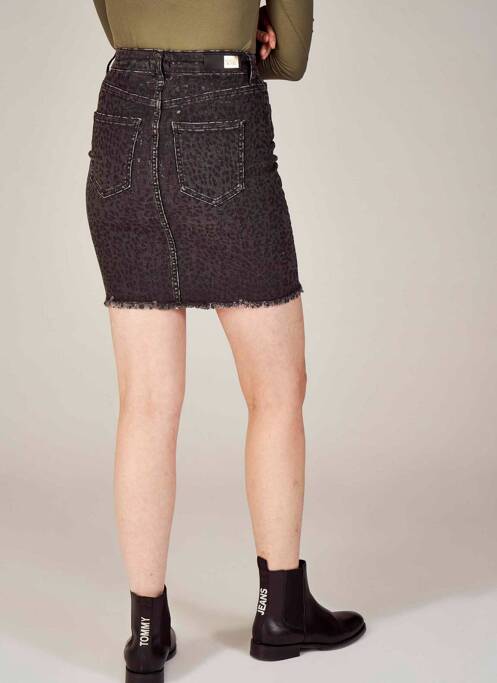 Jupe mi-longue marron ONLY pour femme