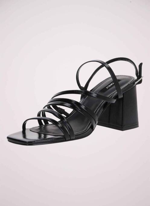 Sandales/Nu pieds noir ONLY pour femme