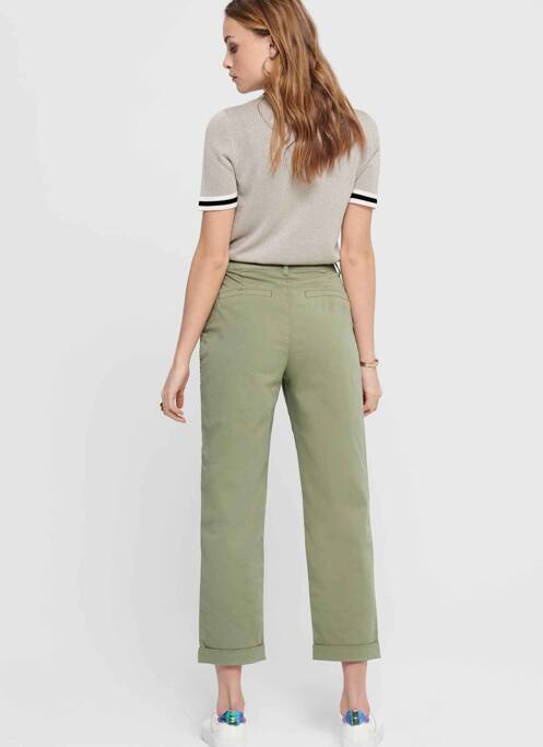 Pantalon chino argent ONLY femme