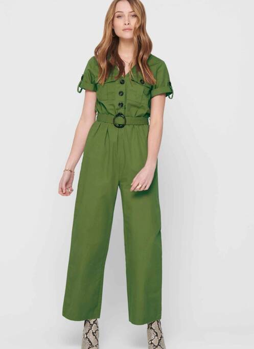 Combi-pantalon vert ONLY pour femme