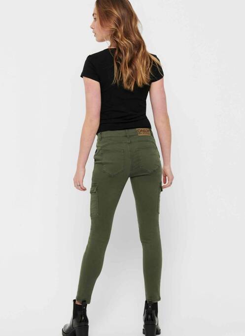 Jeans coupe slim vert ONLY pour femme