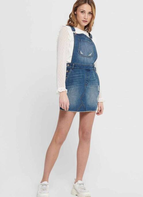 Jupe Salopette bleu ONLY pour femme