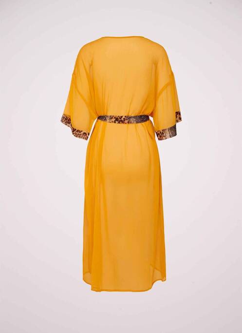 Veste kimono jaune ONLY pour femme