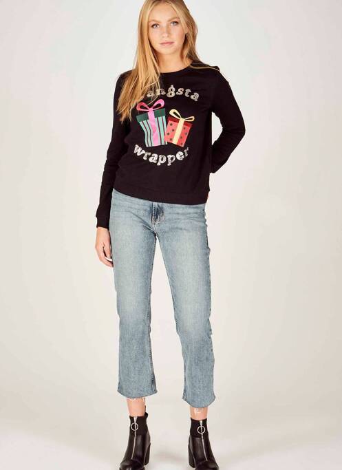 Sweat-shirt noir ONLY pour femme