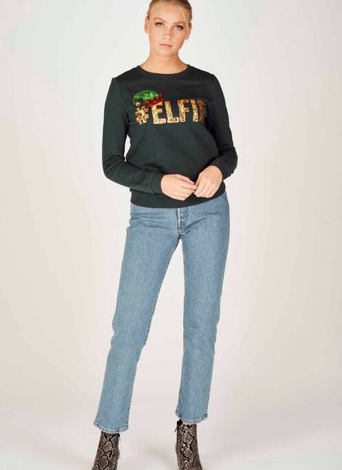 Sweat-shirt vert ONLY pour femme