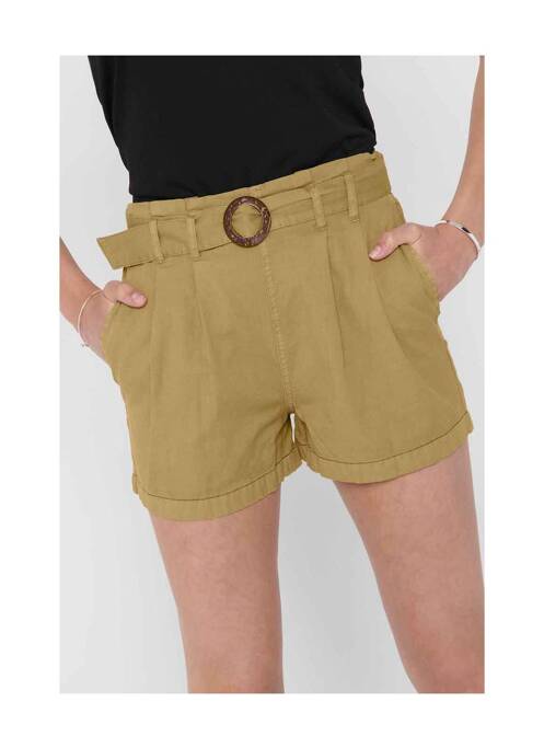 Short beige ONLY pour femme