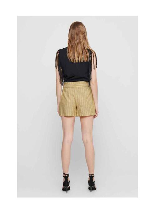 Short jaune ONLY pour femme