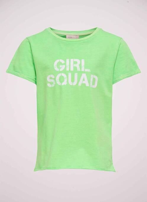 T-shirt vert ONLY pour fille