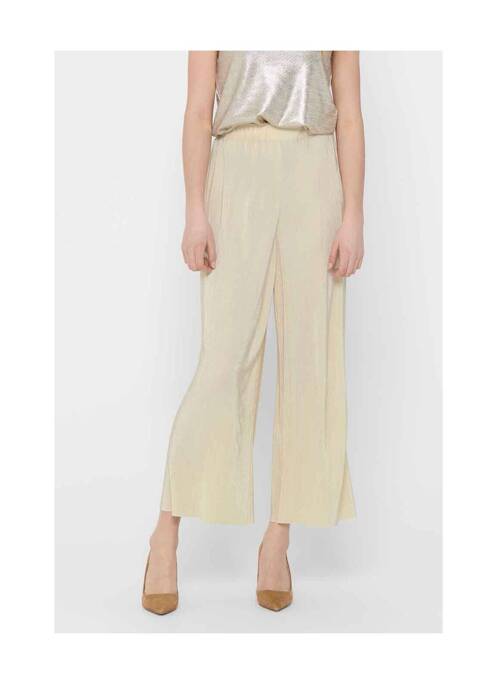 Pantalon droit or ONLY femme