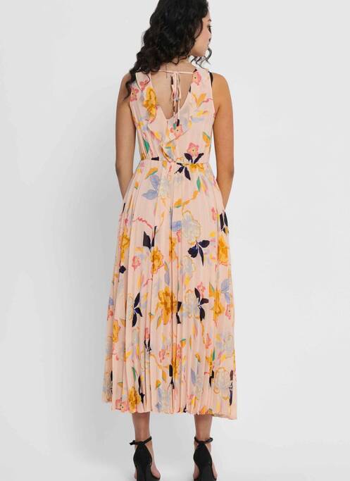 Robe longue rose ONLY pour femme