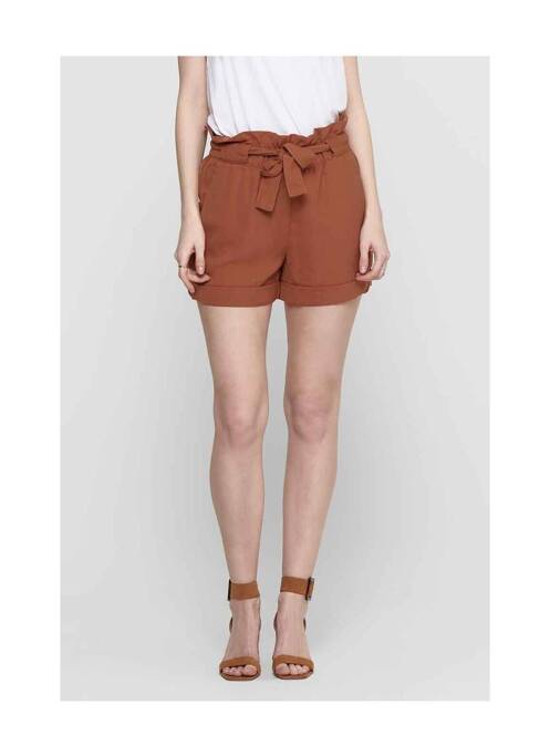 Short marron ONLY pour femme