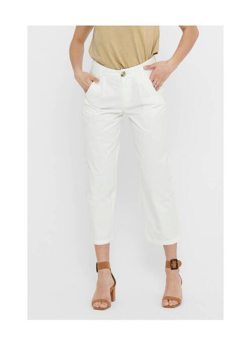 Pantalon chino blanc JACQUELINE DE YONG pour femme