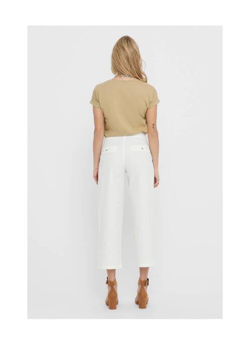 Pantalon chino blanc JACQUELINE DE YONG pour femme