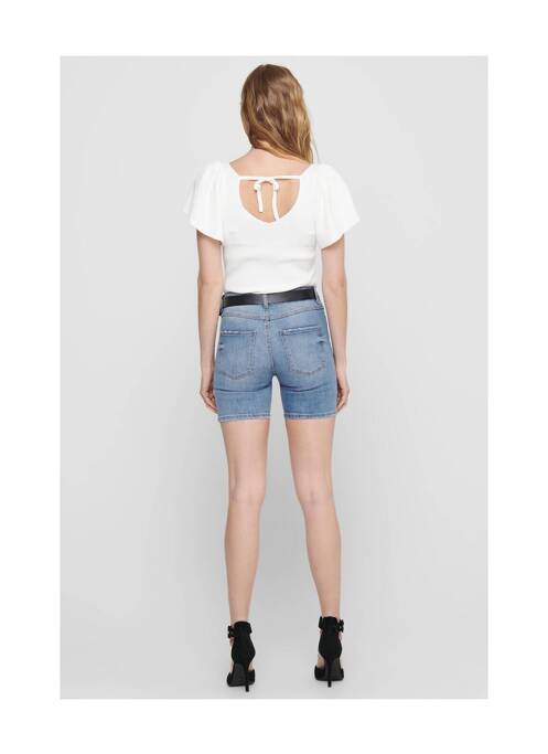 Short bleu JACQUELINE DE YONG pour femme