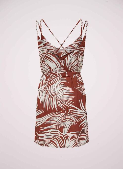 Robe mi-longue orange ONLY pour femme