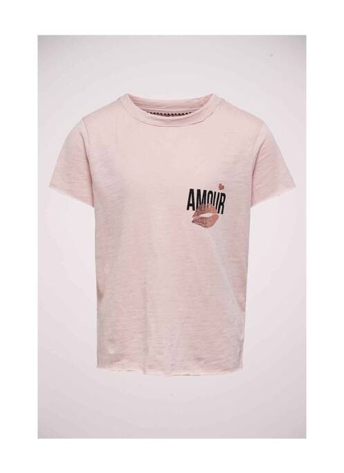T-shirt rose ONLY pour fille